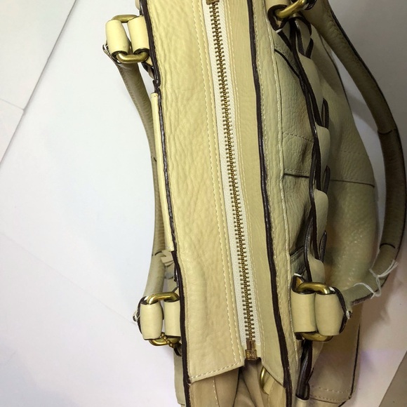 RARE COACH Hampton Pebbled Leather Tassel Tote bag. Market week ‘sample’ tag!! - Picture 6 of 12